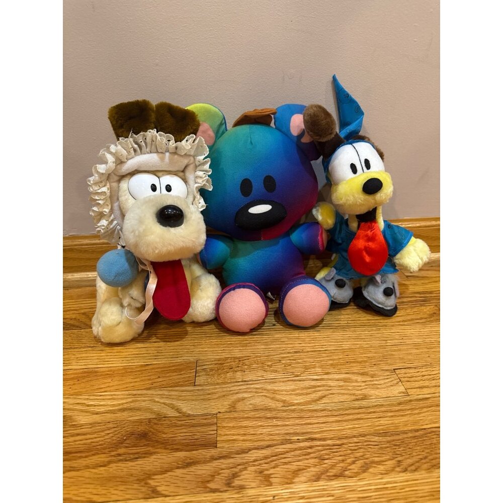 Garfield Odie and Pooky Plush Set Of 3 Stuffed Toys By Dakin & Garfield Company